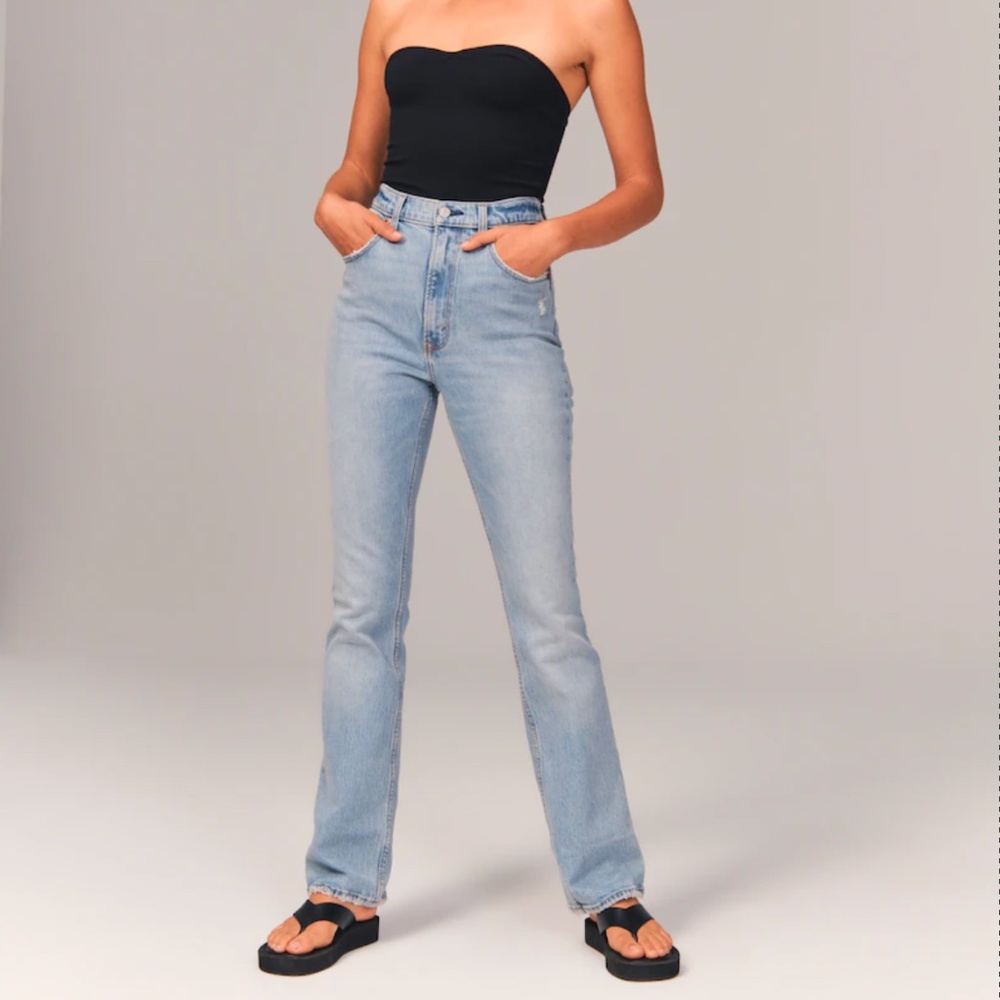 Abercrombie Ultra High Rise Vintage Flare Jean